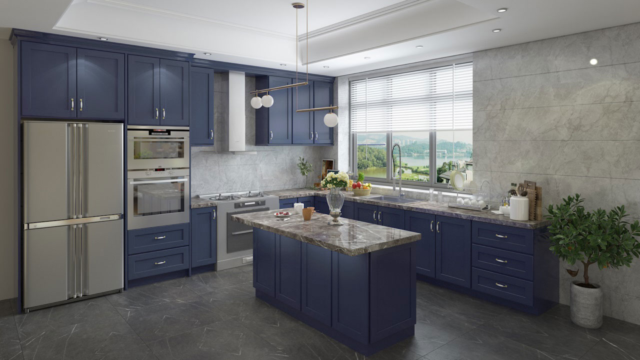 Actual Display for Shaker Dark Blue