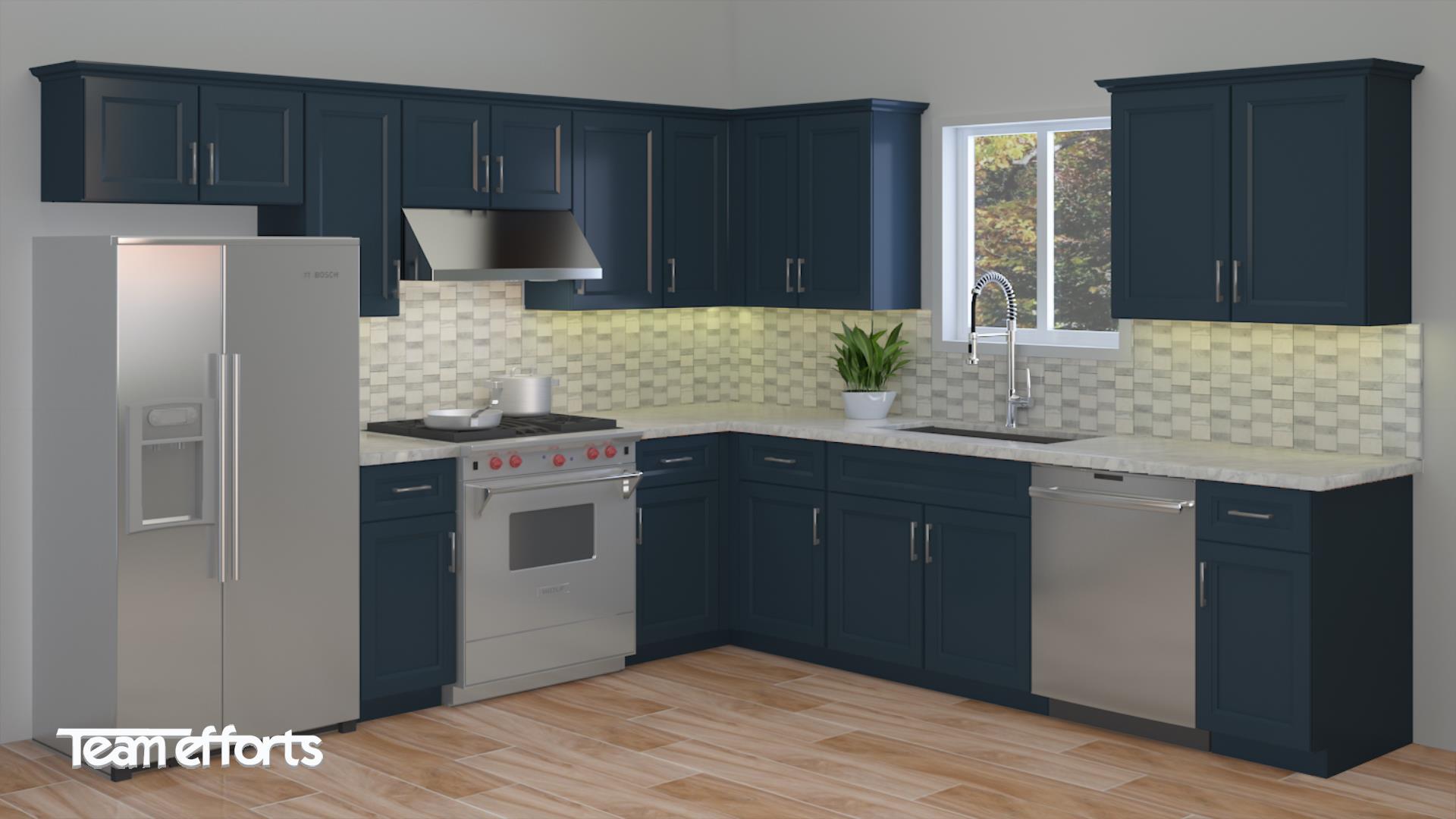 Actual Display for Shaker Dark Blue