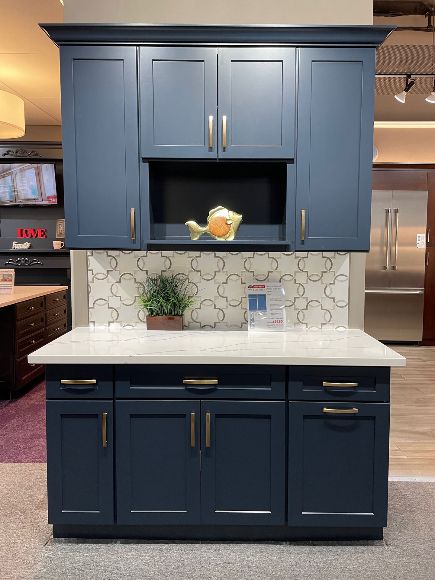 Actual Display for Shaker Dark Blue
