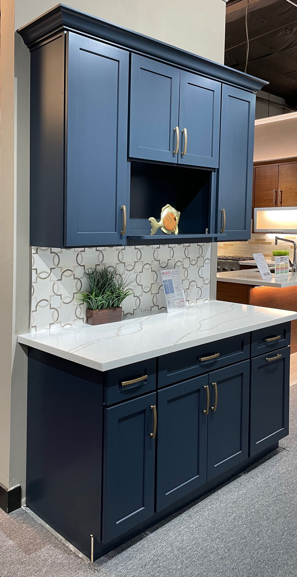 Actual Display for Shaker Dark Blue