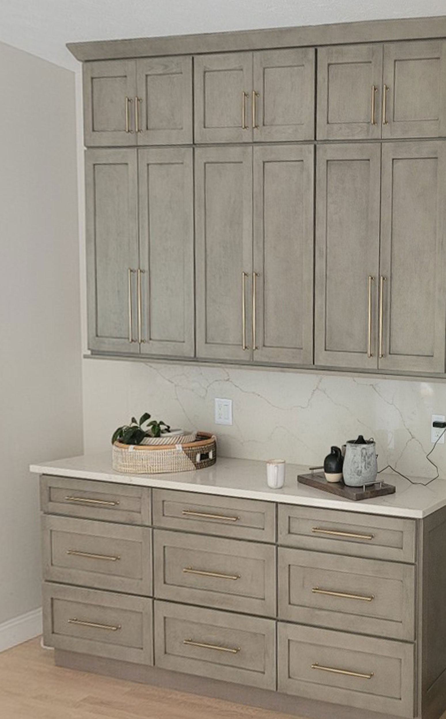Actual Display for Shaker Driftwood Grey