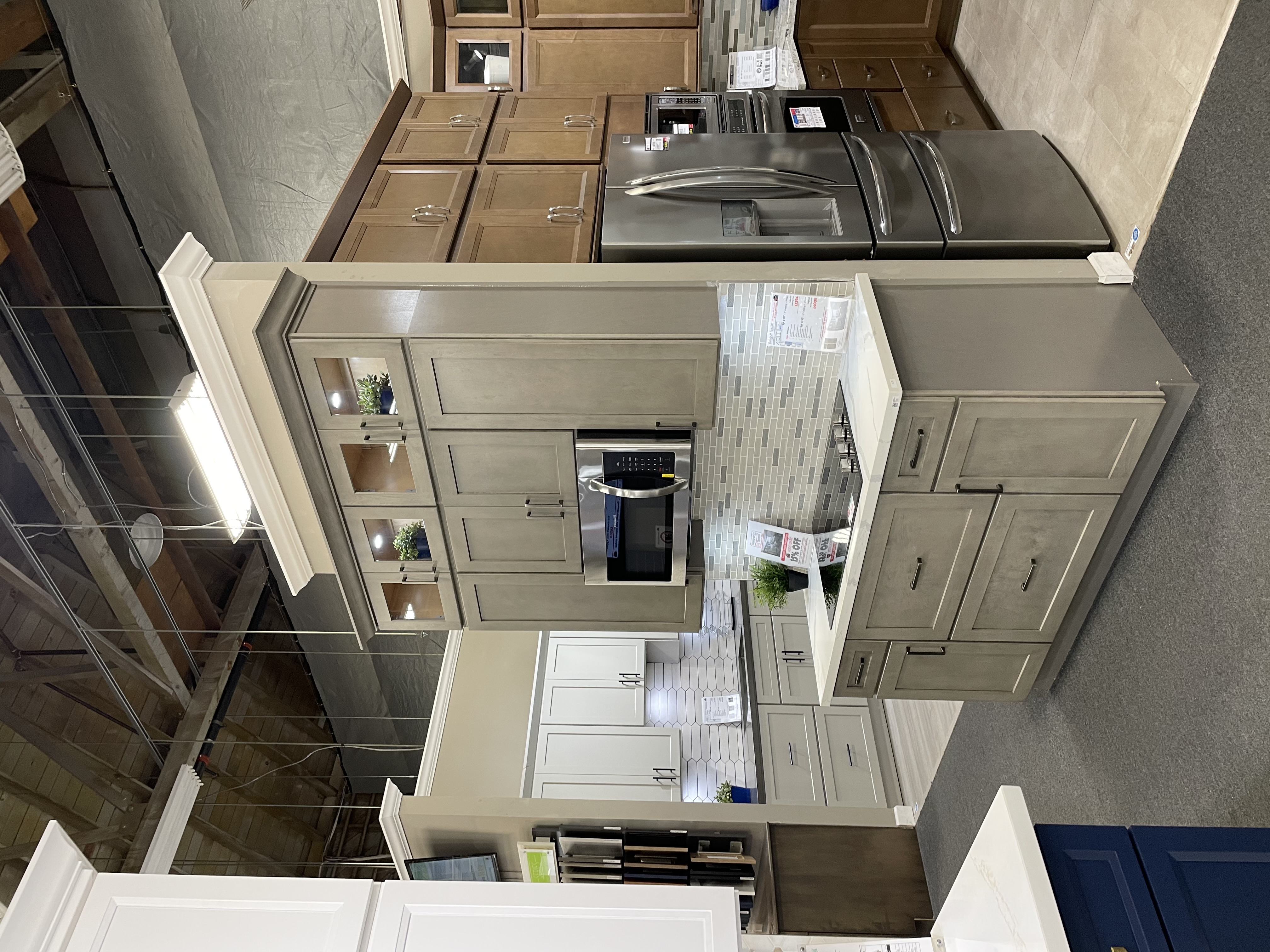 Actual Display for Shaker Driftwood Grey