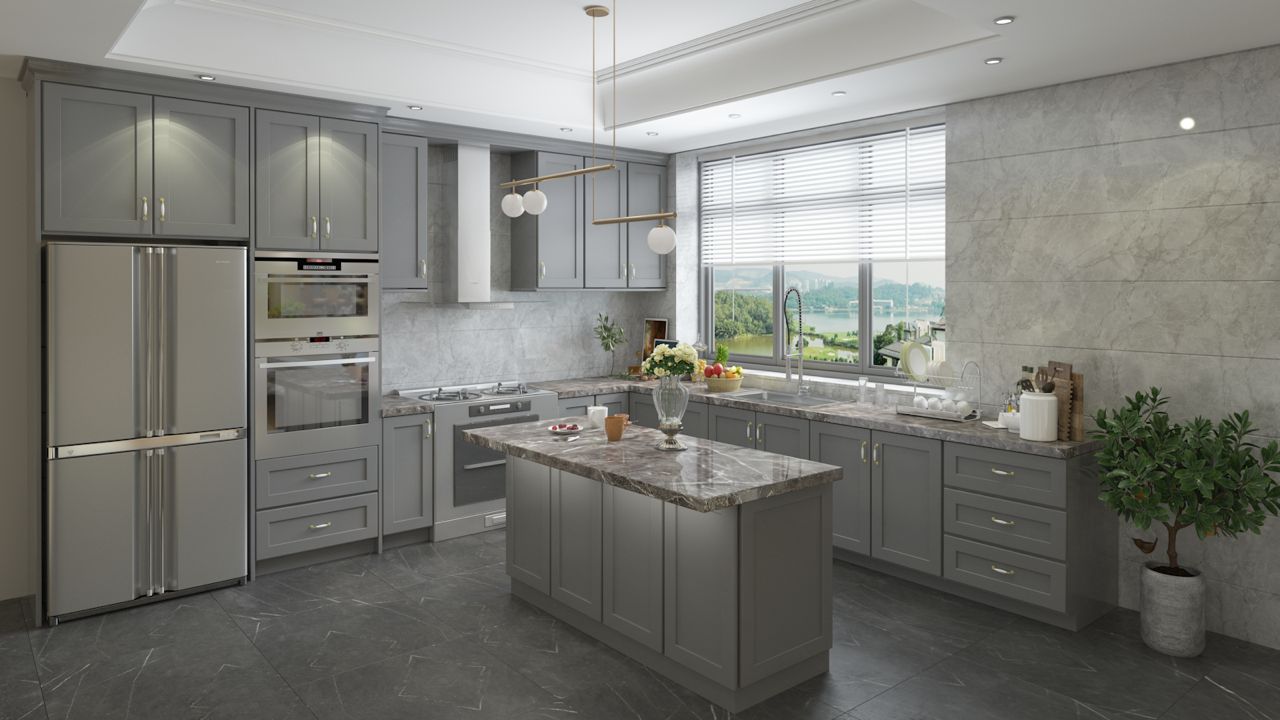 Actual Display for Shaker Silver Grey